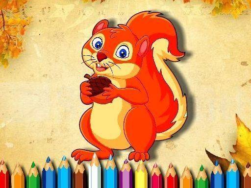 Squirrel Coloring Art Game