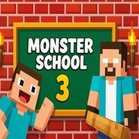 Monster School 3 Puzzle Game