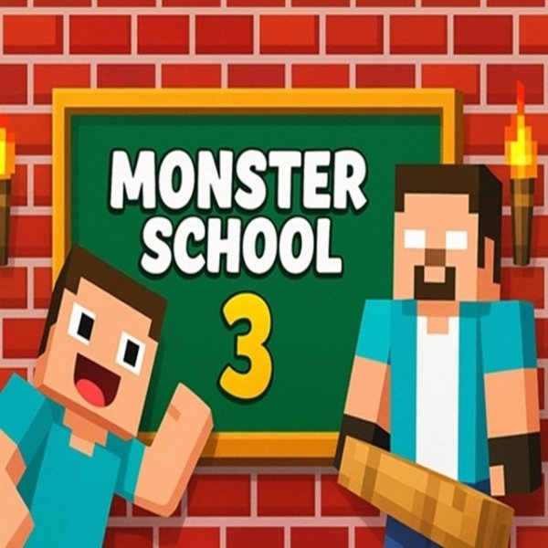 Monster School 3 Puzzle Game