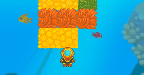 Fancy Diver Match 3 Puzzle